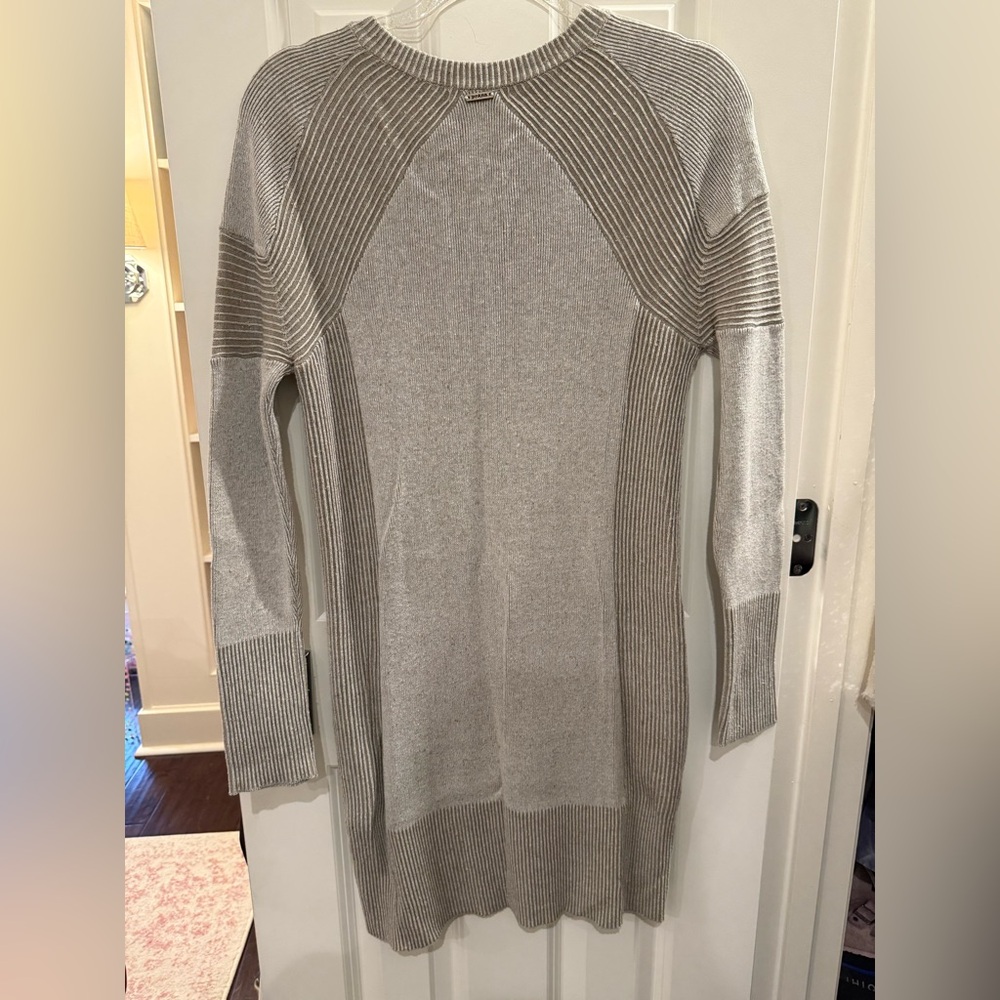 Prana Avalone Knit Dress Organic Cotton Stone size Small - Picture 6 of 10